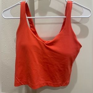 Lululemon solar orange align tank